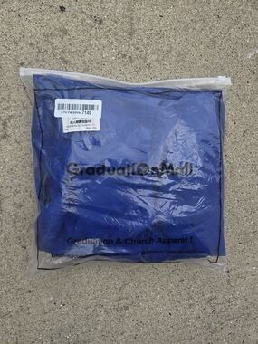 Graduation Gown in Royal Blue (GraduationMall)